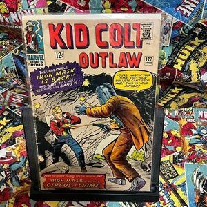 Kid Colt #127 | Iron Mask & Gang! Cover Art by Dick Ayers